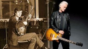 Джимми Пейдж играет на соло гитаре прелюдию Шопена.