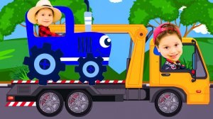Развивающие мультики для детей Песенки про машинки детям Брозаврики учат транспорт для малышей