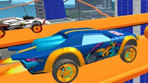 Трюки на машинах Race Off City Night Shifter Мультики для мальчиков