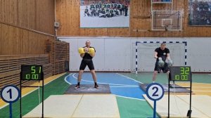 Длинный цикл 
вес кат. 85+ 
Новогодний турнир по гиревому спорту г.Советский