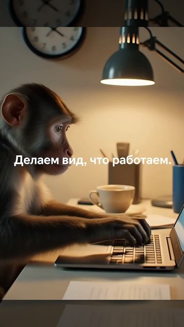 Мартышка объясняет работу