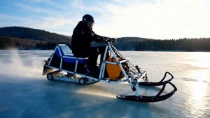 Снегоход из полипропилена. Доработки