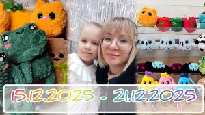 Вязальный дневник 15.12.2025 - 21.12.2025: вояж по библиотекам, подарок от Наташи, ожидание ярмарки