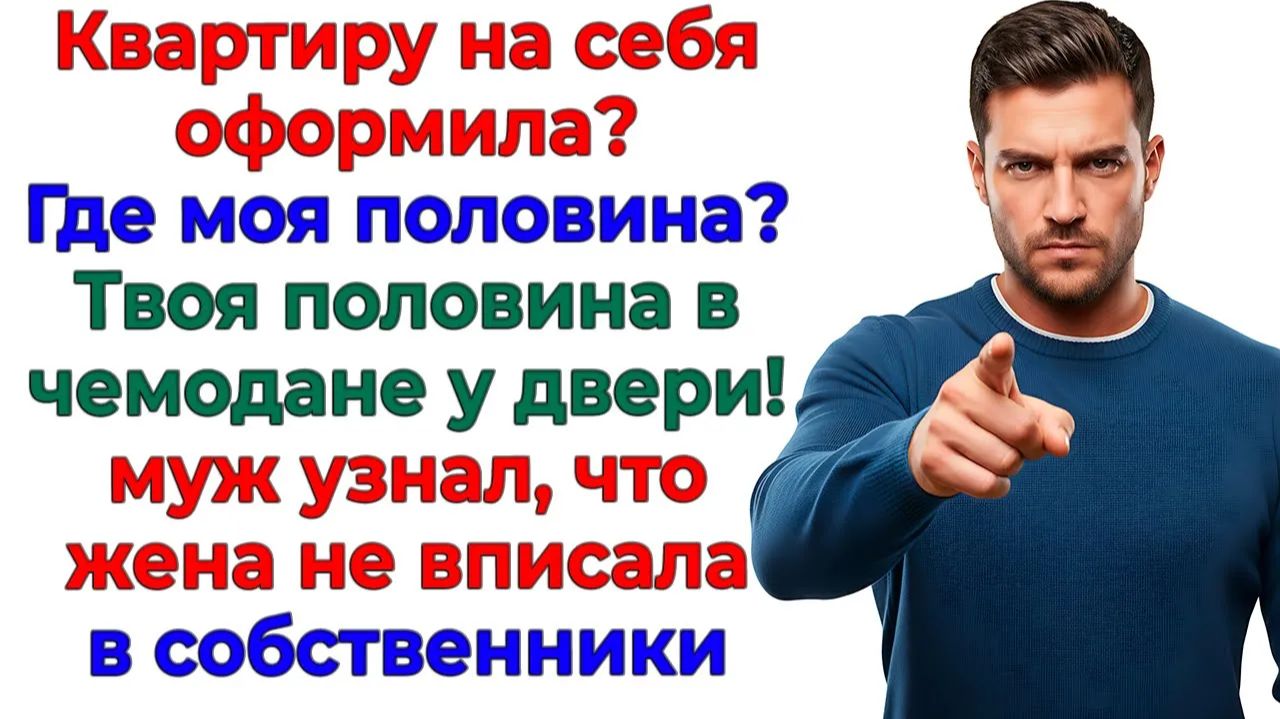 Твоя доля — чемодан! Муж орал и вылетел первым! | Истории Из Жизни | Реальная История смотреть онлайн