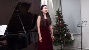 В. А. Моцарт - Ария графини из оперы - "Свадьба Фигаро" - Ван Сицзы , Ли Чжэньюй (ф-но)