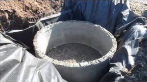 Монтаж трехкамерного септика Alta Ground Master 2 Low, при угв 120 см