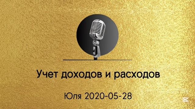 Золотой фонд спикерских Анз: Учет доходов и расходов, Юля - 2020-05-28(таблицы в конце и в описании)