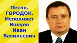 1369.В.Ю.ВИДЕО. Песня. ГОРОДОК. Исполняет Волуев И.В.