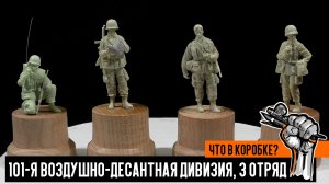 3ый отряд 101ой воздушно-десантной дивизии США (Paracel miniatures). Что в коробке?
