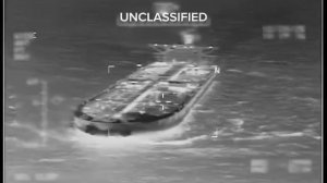 Кадры задержания китайского (!) танкера береговой охраной США. Танкер не под санкциями.