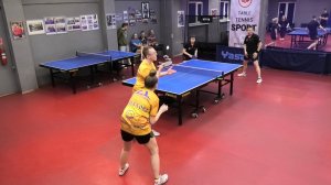 Минин/Шамахова (1253) - Сергеев/Ланцетова (1164) 14/12 Парный турнир по настольному теннису СПб