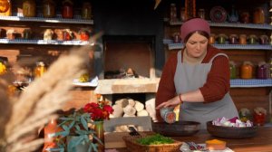 Гигантская Пицца Азербайджанская Кухня Деревенская Кухня  Рецепты