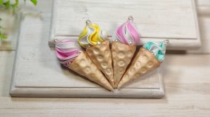 МИНИ МОРОЖЕНОЕ СВОИМИ РУКАМИ из фоамирана своими руками, поделки. Бесплатный мастер-класс.