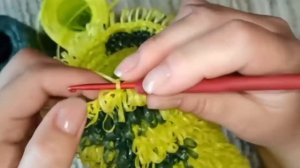 Мой любимый способ вытянутой петли крючком! 🧶