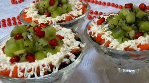 Салат на Новый год.Он будет украшением стола .