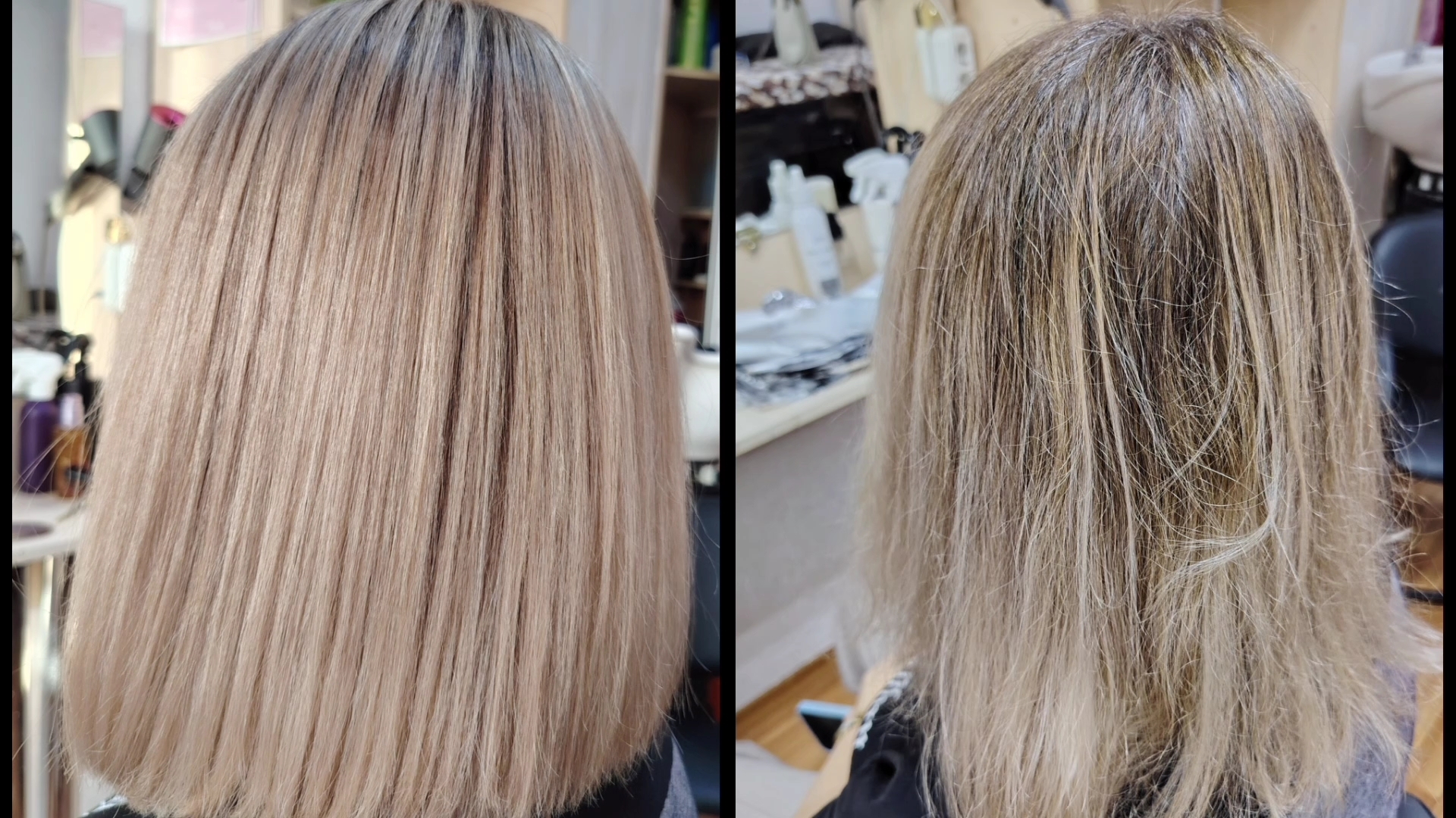 Мелирование с притемнением корней смотреть онлайн