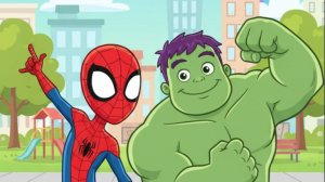 ГОНОЧНАЯ ТРАССА С ПРЕПЯТСТВИЯМИ ДЛЯ СУПЕРГЕРОЕВ | ЧЕЛОВЕК ПАУК И ХАЛК ПРОТИВ ВСЕХ ЗЛОДЕЕВ