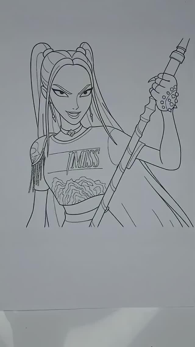 ✨️Coloring ✨️#art #coloring #shorts #kpop