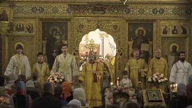 21.12.2025 Литургия. Неделя 28-я по Пятидесятнице. Прп. Патапия смотреть онлайн