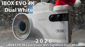 Видеорегистратор с радар-детектором iBOX EVO 4K LaserVision WiFi Signature Dual White