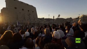 ظاهرة فلكية في الأقصر تجذب مئات الزوار