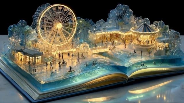 Фантастический мир из одной книги. Путешествие по сказочным диорамам. АСМР [AI ASMR] .