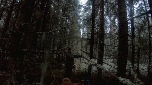 Охота на куницу капканами.