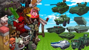 ХОРРОР БРЕЙНРОТ ПРОТИВ НОВЫХ ТАНКОВ В МАЙНКРАФТЕ