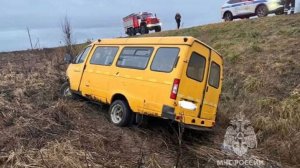 В Ленобласти автобус с юными спортсменами вылетел в кювет, пострадавших нет