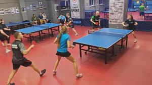 Мешков/Файтельсон (945) - Фролов/Озерова (836) 14.12 Парный турнир по настольному теннису СПб