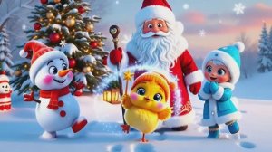 Сборник Новогодних Песенок и Мультиков 🎄 Цыплёнок Чик-Чик | Лучшие Новогодние Хиты для Детей