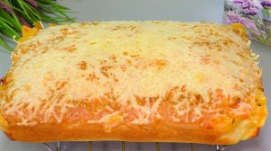 Домашний заливной пирог "Как у бабушки" Самый простой рецепт выпечки