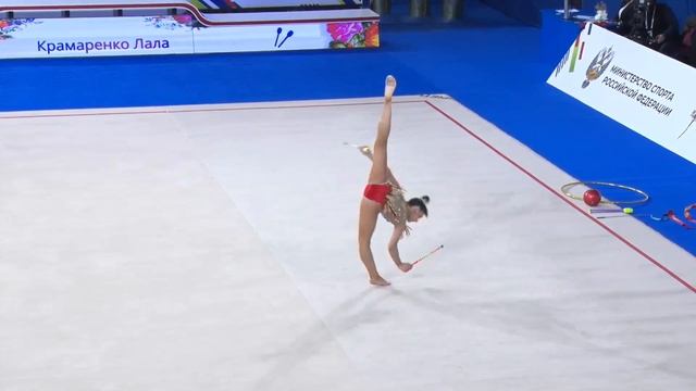 Лала Крамаренко. Булавы. Всероссийская спартакиада 2022