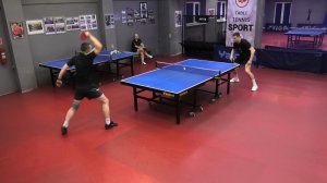 3..6 МИКСТ 31 очко Казачек/Нельсон (1245) - Закзун/Орлова (1172) 14.12 настольный теннис СПб