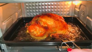 Праздничная курица в духовке.