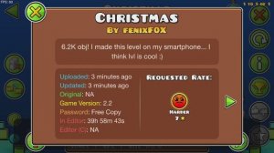 Мой новый уровень про Новый год! Делал на телефоне 40 часов....