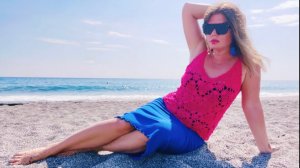 ШИКАРНО: ТОП "Гибискус": связала за три дня на море!