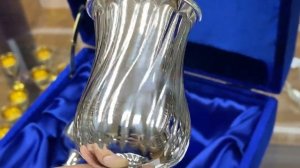 Серебряный бокал «Волна», бк022