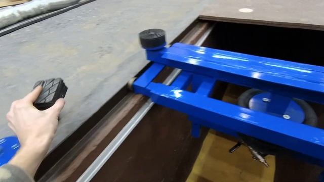 Обзор  траверсы ямного подъёмника на пневмоподушке - ТРП-2.