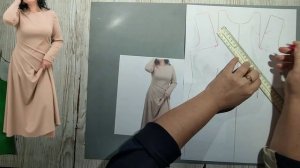 Моделирование. Платье. Выкройка № 1909.