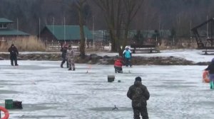 поимка форели