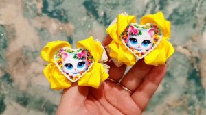 Показ бантиков (ролик 42)🐈🐈🐈
