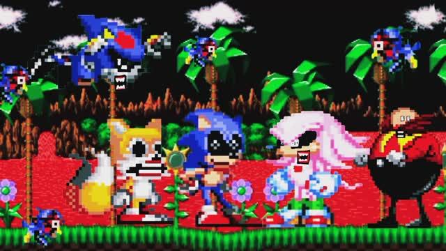 фнф анимация шин соник против наклза смотреть онлайн