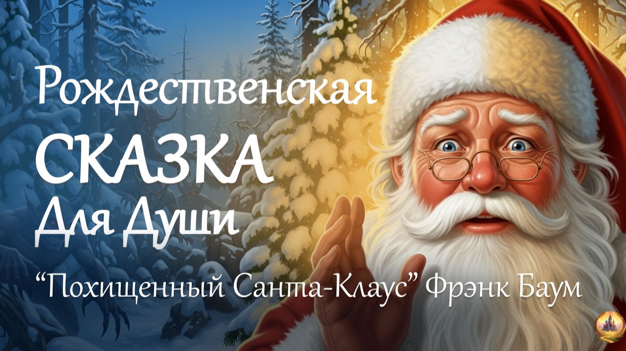 🔥Волшебная СКАЗКА НА НОЧЬ «Похищенный Санта-Клаус» Фрэнк Баум ✨ Аудиокнига для сна и звуки камина смотреть онлайн