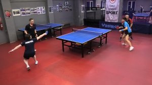 Сергеев/Ланцетова (1164) - Мухаметов/Вольская (922) 14.12 Парный турнир по настольному теннису СПб