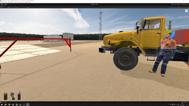 Имитация процесса ремонтно-изоляционных работ