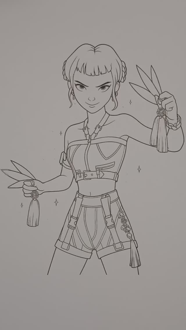 ✨️Coloring  #art #coloring #kpop #shorts