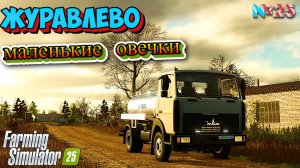 ЖУРАВЛЁВО { Зойка продаёт продукцию}  и КУПИЛА МАЛЕНЬКИХ ОВЕЧЕК [ FS25]