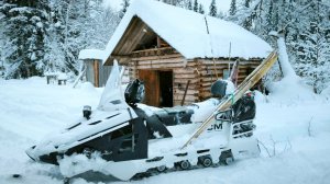 ОХОТА НА ТЕТЕРЕВА С МЕЛКАШКОЙ В МОРОЗ / ЗБУШКА ОБОГРЕЛА В ТАЙГЕ / СНЕГА В ЛЕСУ ОЧЕНЬ МНОГО СТАЛО.