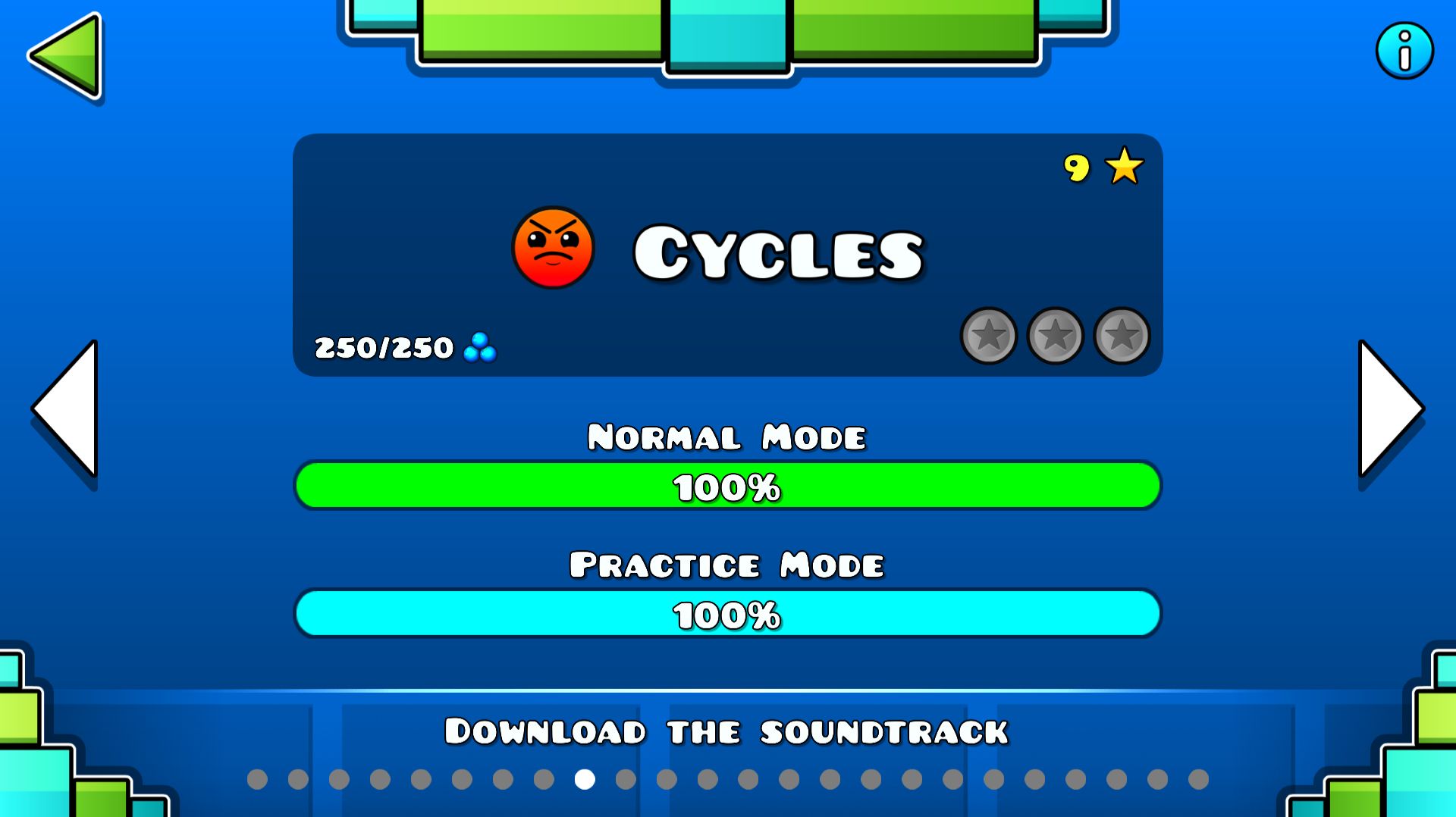 Прохождение 9 уровня - Cycles